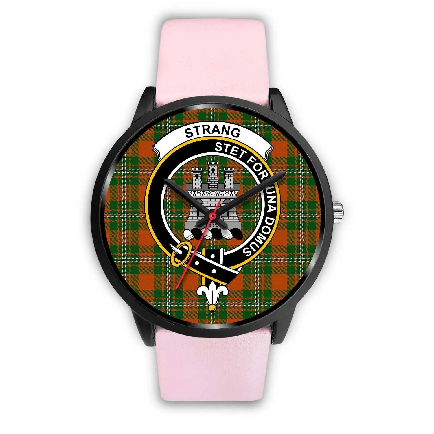 Strang Clan Badge Tartan Black Watch