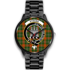 Strang Clan Badge Tartan Black Watch