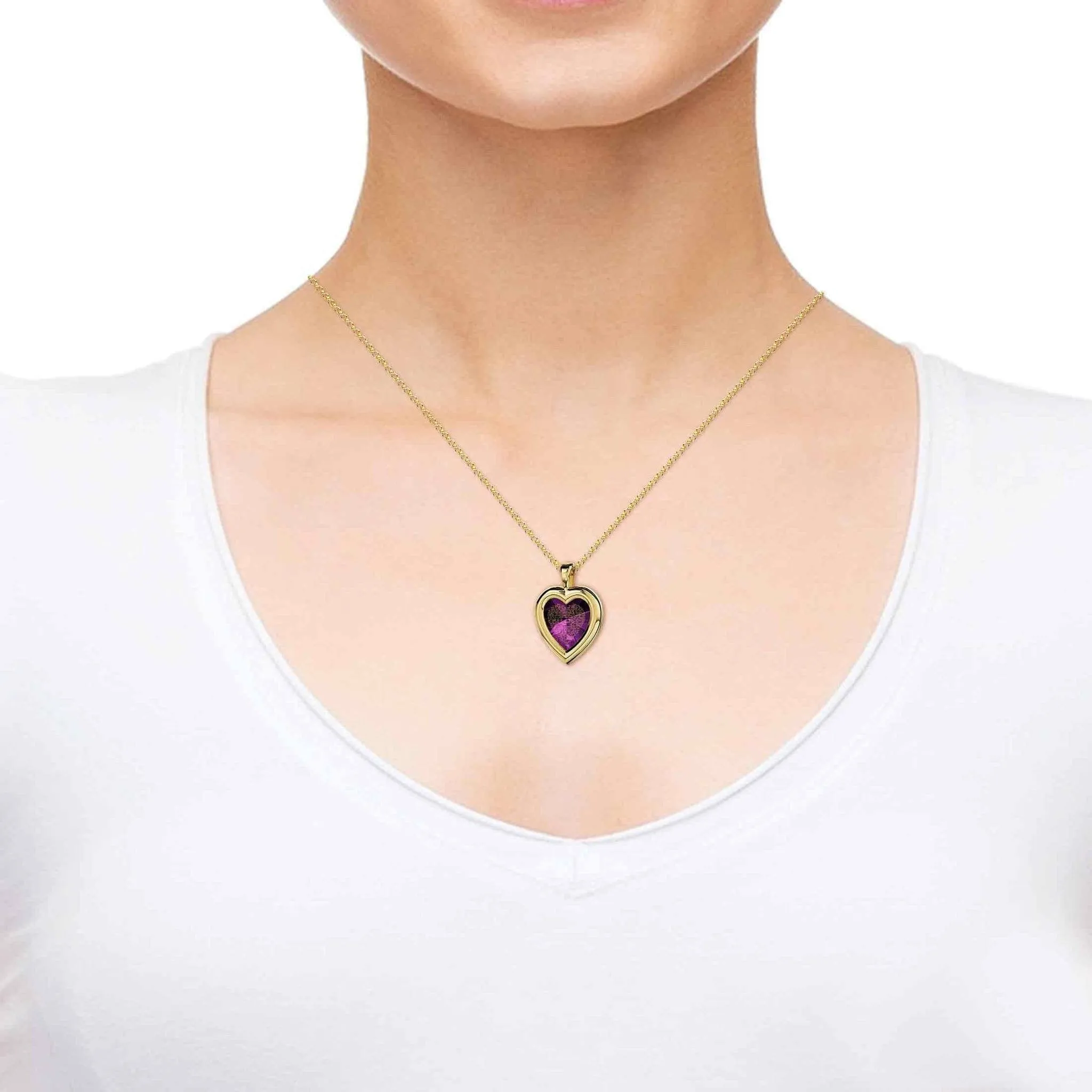 Thank You Mom, 14k Gold Necklace, Zirconia