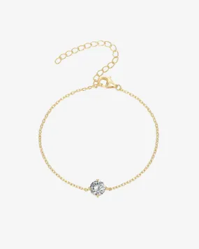 Vermeil Solitaire Bracelet