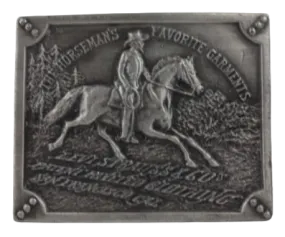 Vintage Levi Strauss The Horseman Favourite Garments Belt Buckle