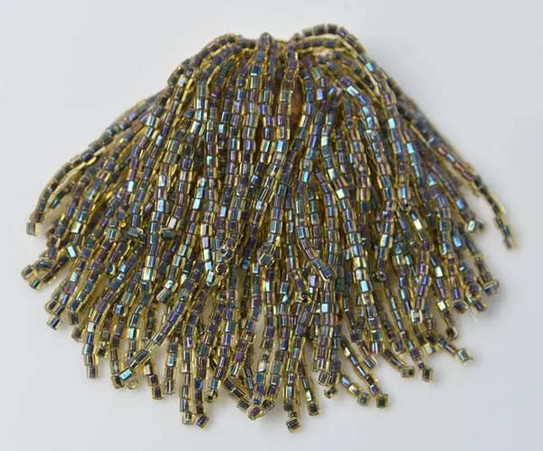 Vintage Lion's Head Waterfall Iridescent Topaz Brooch