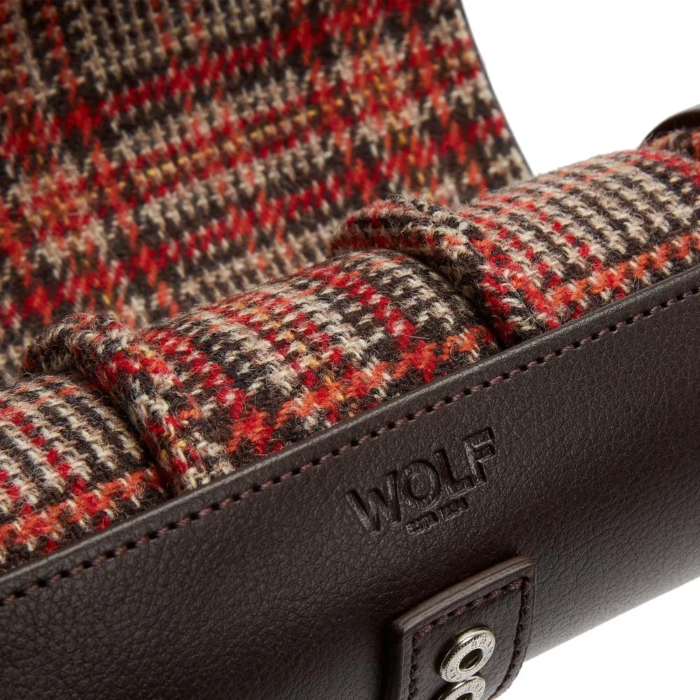 WM Brown Watch Roll with Cigar Case